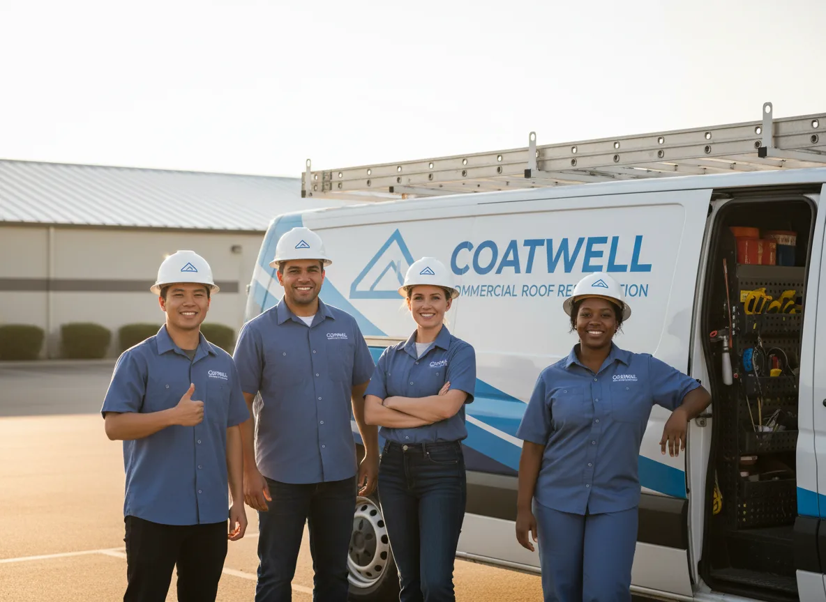 Commercial roof coating company in Martelle, IA